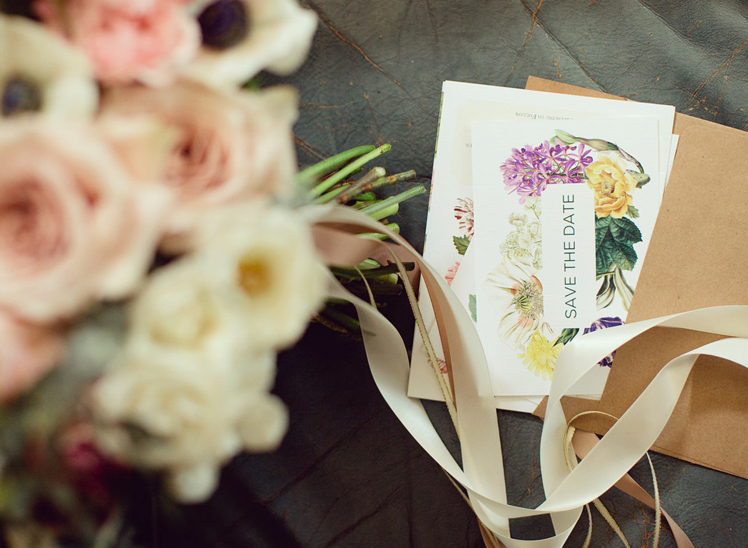 Custom wedding stationery