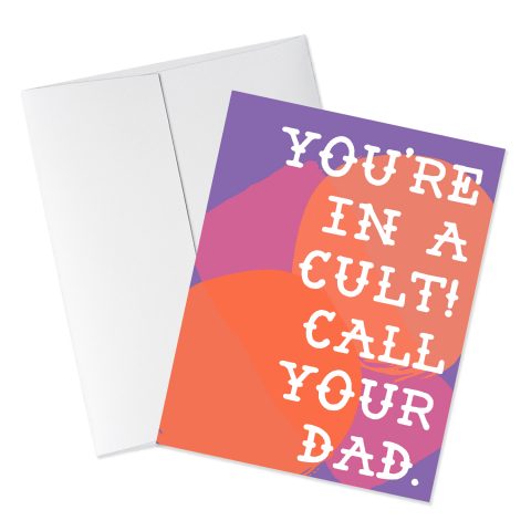 Cult quote card