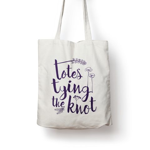 totes tying the knot totebag fox and fancy