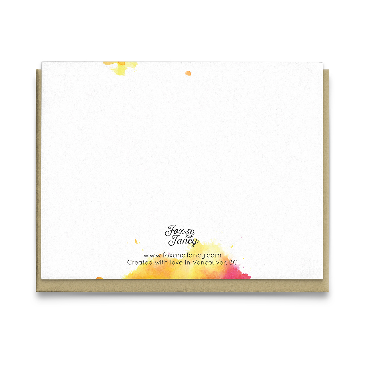 Chag Sameach Watercolor Jewish Greeting Card - Image 2